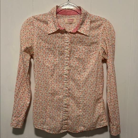 Cherokee Floral Long Sleeve Shirt Size Small - Picture 2 of 7